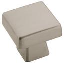 1-3/16 in. Square Cabinet Knob in Satin Nickel