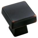 1-3/16 in. Square Knob in Oil Rubbed Bronze