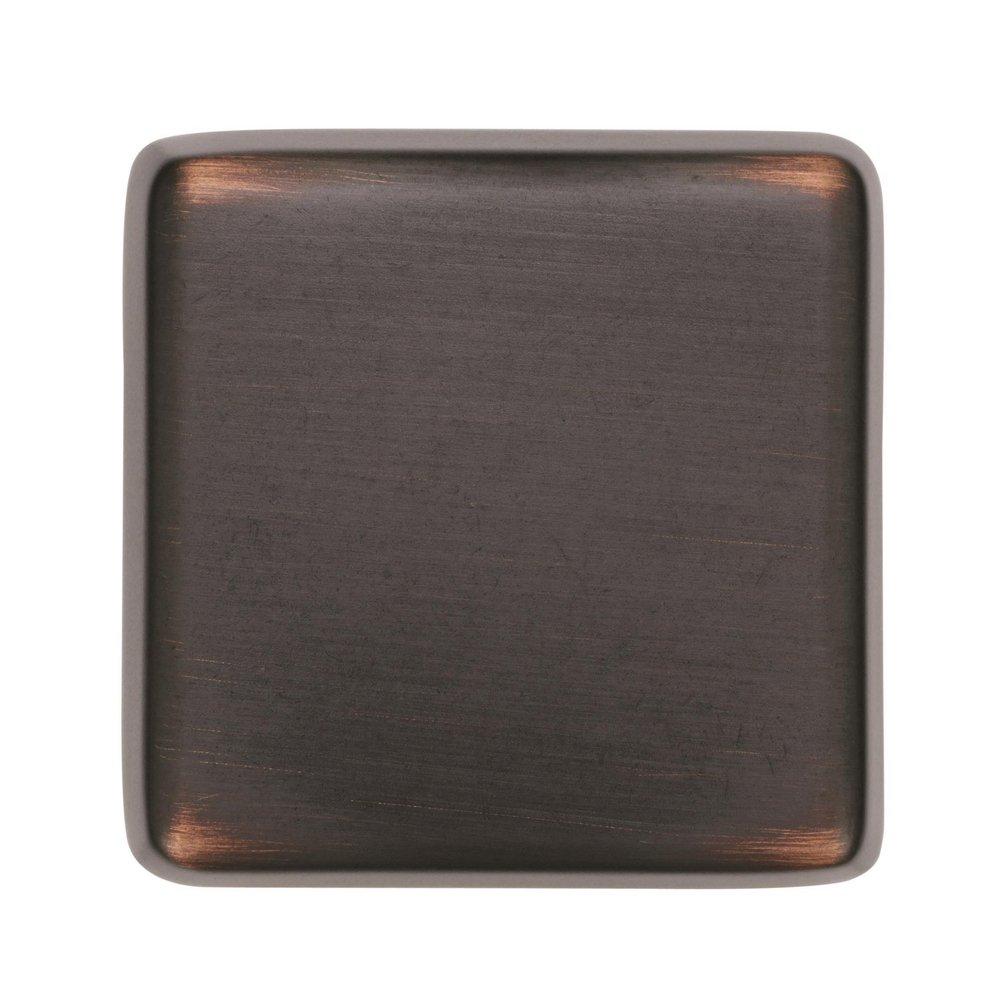 Amerock Oil Rubbed Bronze 1-1/6 Square KNOB ORBR *BLKROK 