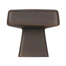 Amerock Oil Rubbed Bronze 1-1/6 Square KNOB ORBR *BLKROK 
