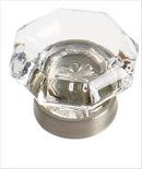 Amerock Clear/Satin Nickel Knob 