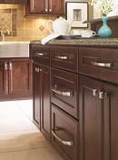 Amerock Satin Nickel 5-5/8 in. Cabinet Pull 