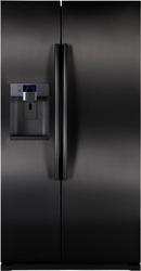 Samsung Black 35-15/16 in. 24 cu. ft. Counter Depth, Side-By-Side, Full Refrigerator 