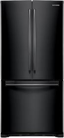 Samsung Black Pearl 32-1/4 in. 19.7 cu. ft. Bottom Mount Freezer, French Door, Full Refrigerator 