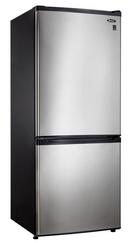 23-13/16 in. 9.2 cu. ft. Bottom Mount Freezer Refrigerator in Stainless Steel