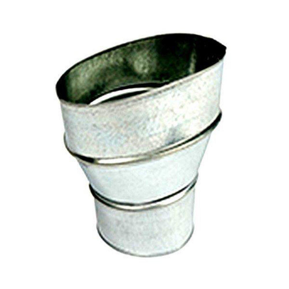 Panasonic 4 in. Duct Adapter Steel 24 ga 