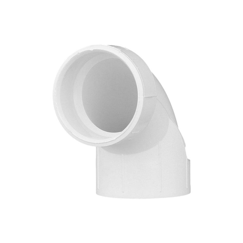 White PVC DWV 90&deg; Elbow 