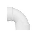 White PVC DWV 90&deg; Elbow 