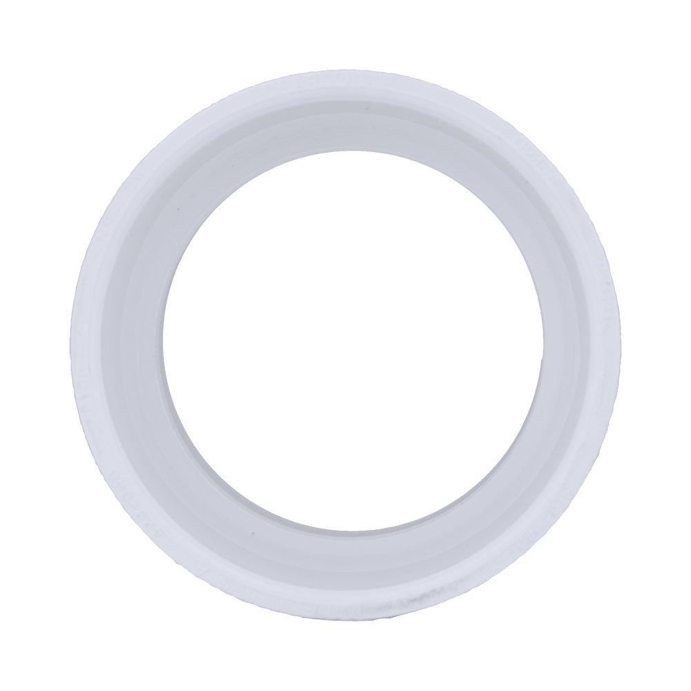 White PVC Schedule 40 Coupling 
