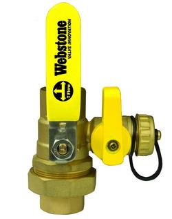 1 in. Forged Brass Full Port Union FIPS x Sweat 600# Ball Valve