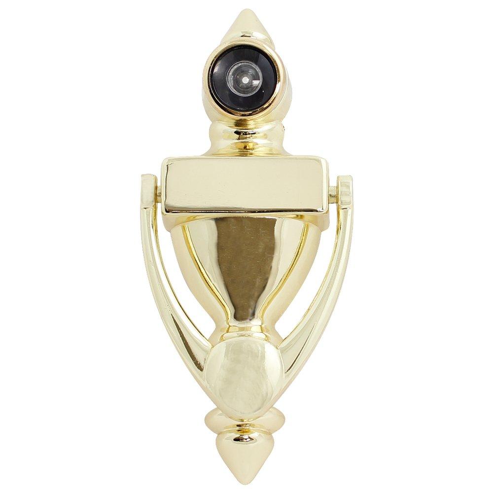 Polished Brass 5-1/4 x 2-3/8 in. Die Cast Metal Door Knocker 