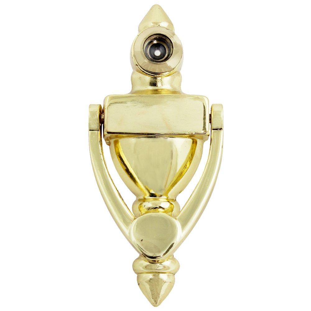 Polished Brass 4 x 2 in. Die Cast Metal Door Knocker 