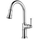 Brizo Chrome Single Handle Pull Down Kitchen Faucet with Two-Function Spray and Magnetic Docking 