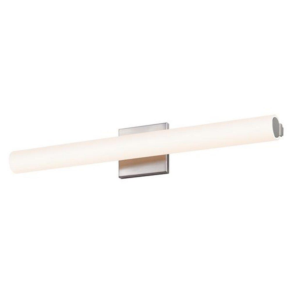 SONNEMAN Satin Nickel 24 x 4-1/4 in. 16W 1-Light Slim LED Bath Bar Light 