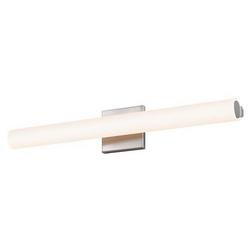 24 x 4-1/4 in. 16W 1-Light Slim LED Bath Bar Light in Satin Nickel