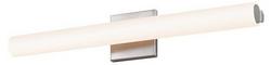 24 x 4-1/4 in. 16W 1-Light Slim LED Bath Bar Light in Satin Nickel