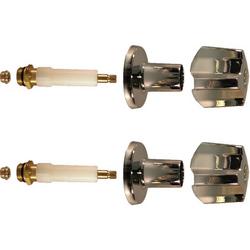 Metal Knob Handle Kit in Polished Chrome