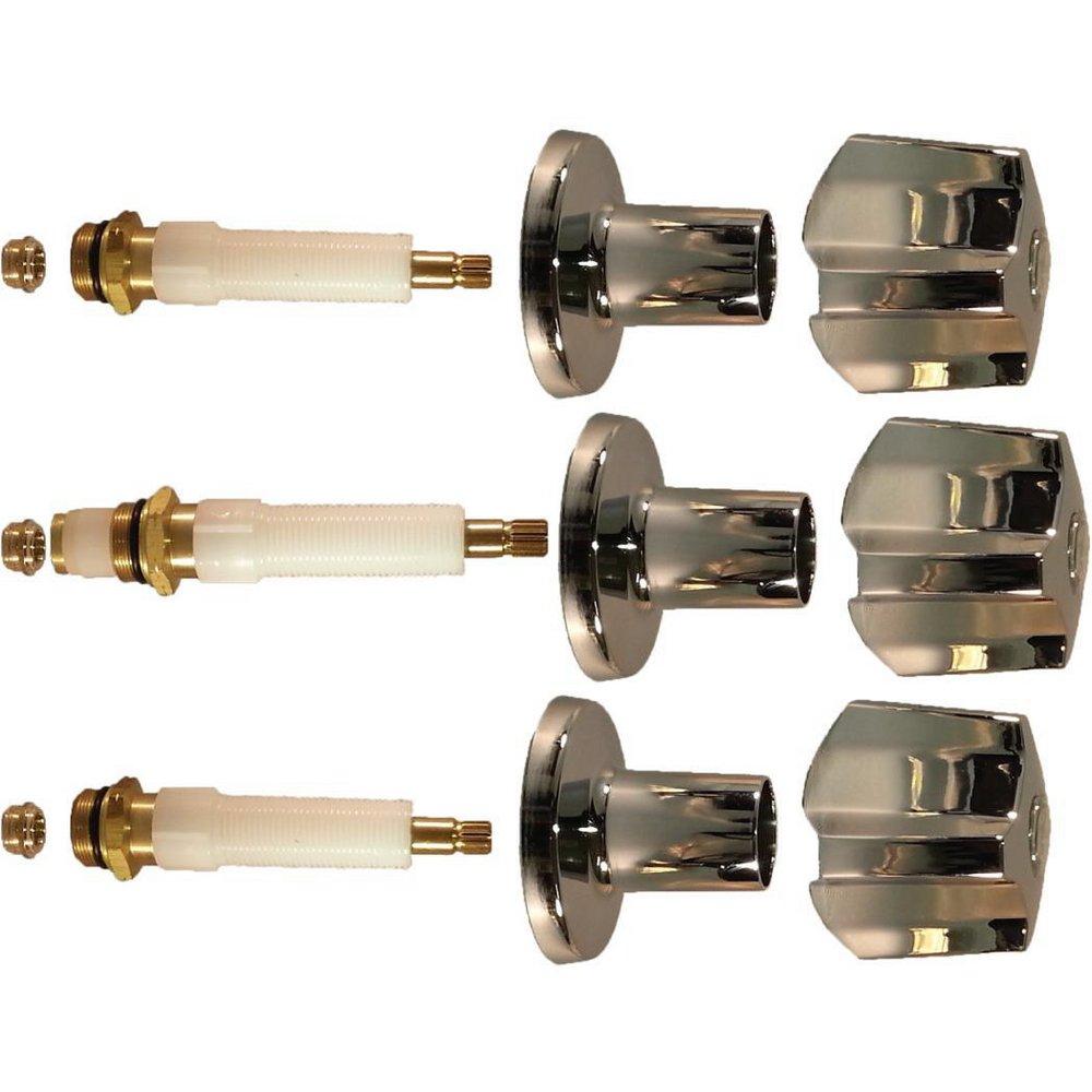 Lincoln Products&reg; Polished Chrome Metal Handle Kit 