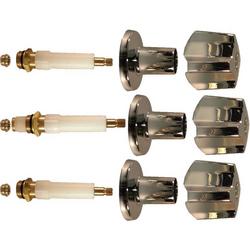 Metal Handle Kit in Polished Chrome