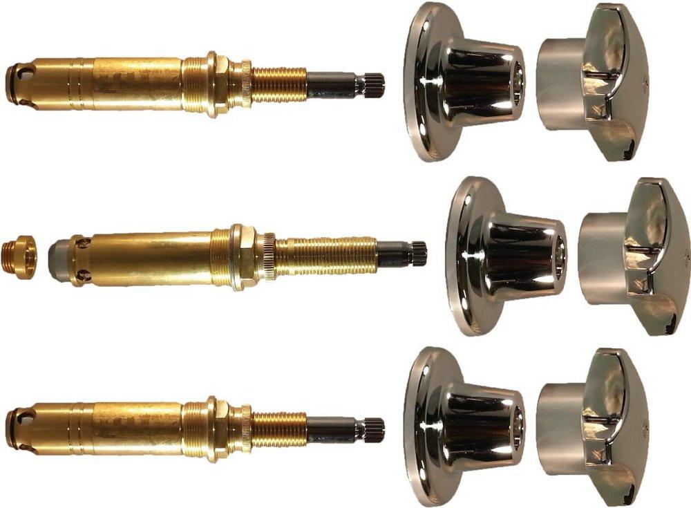 Lincoln Products&reg; Polished Chrome 3 in. Valve Rebuild Kit for Kohler 