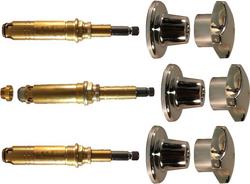 3 Handle Valve Rebuild Kit in Polished Chrome for Kohler