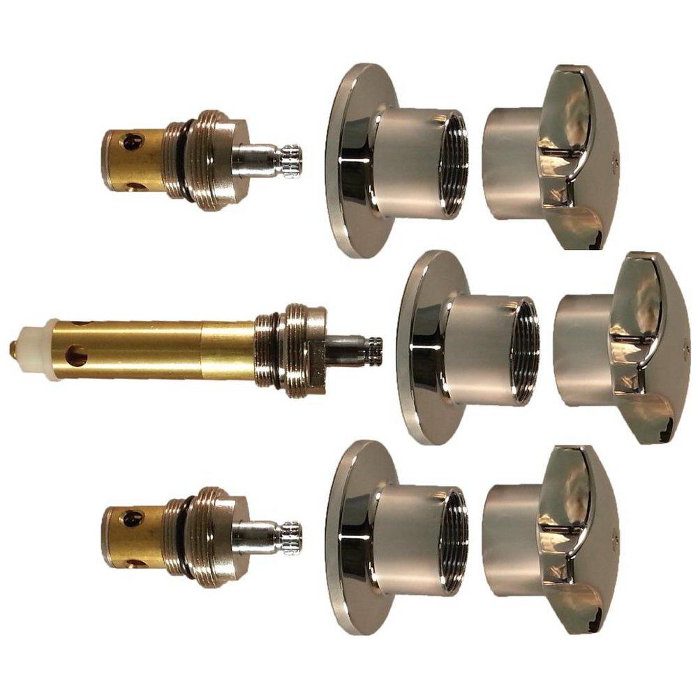 Lincoln Products&reg; Polished Chrome Metal Handle Kit 
