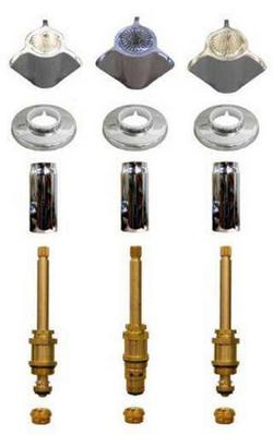 Metal Handle Kit in Polished Chrome