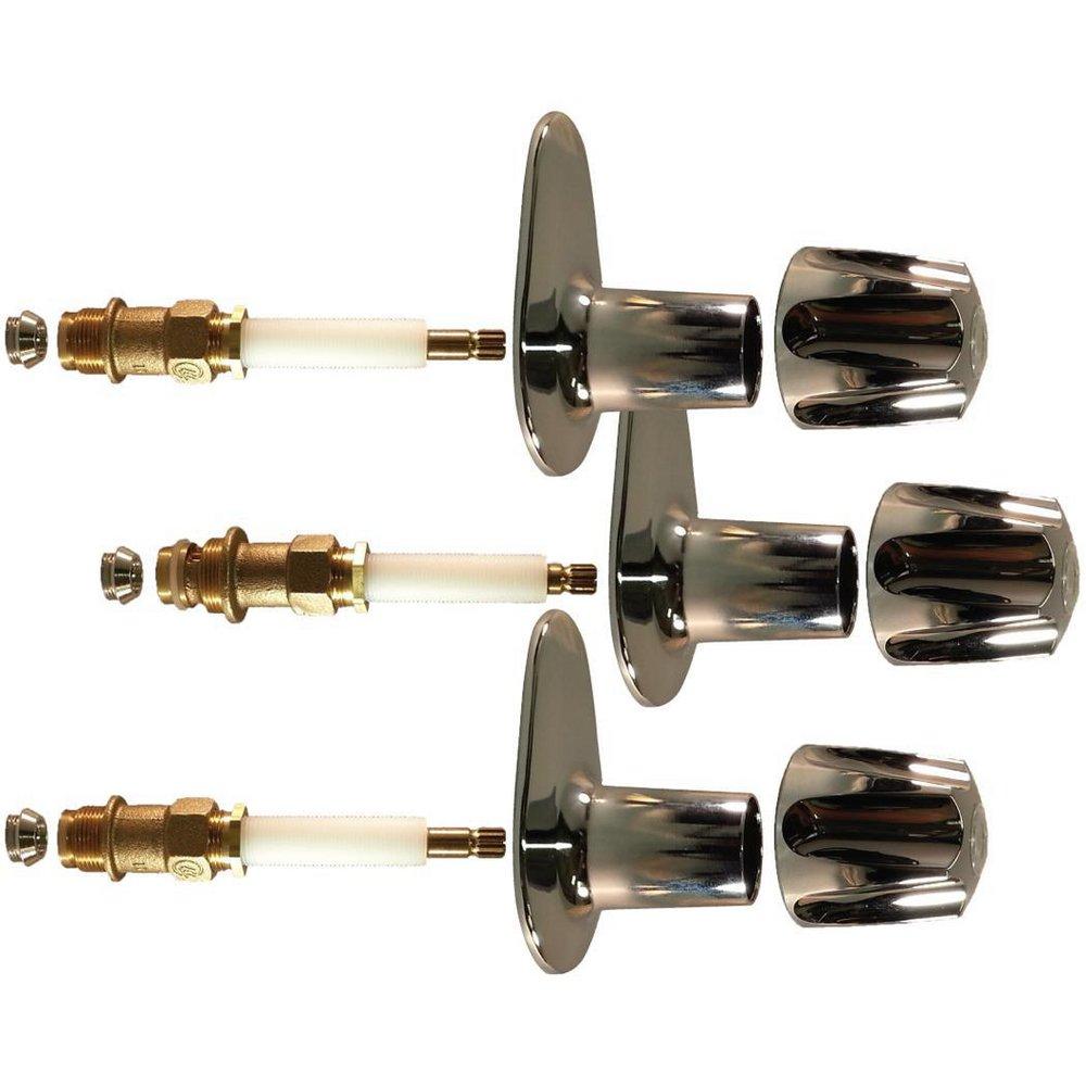 Lincoln Products&reg; Polished Chrome Metal Handle Kit 