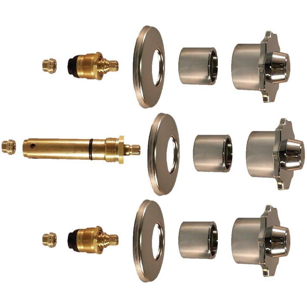 Lincoln Products&reg; Polished Chrome Metal Handle Kit 