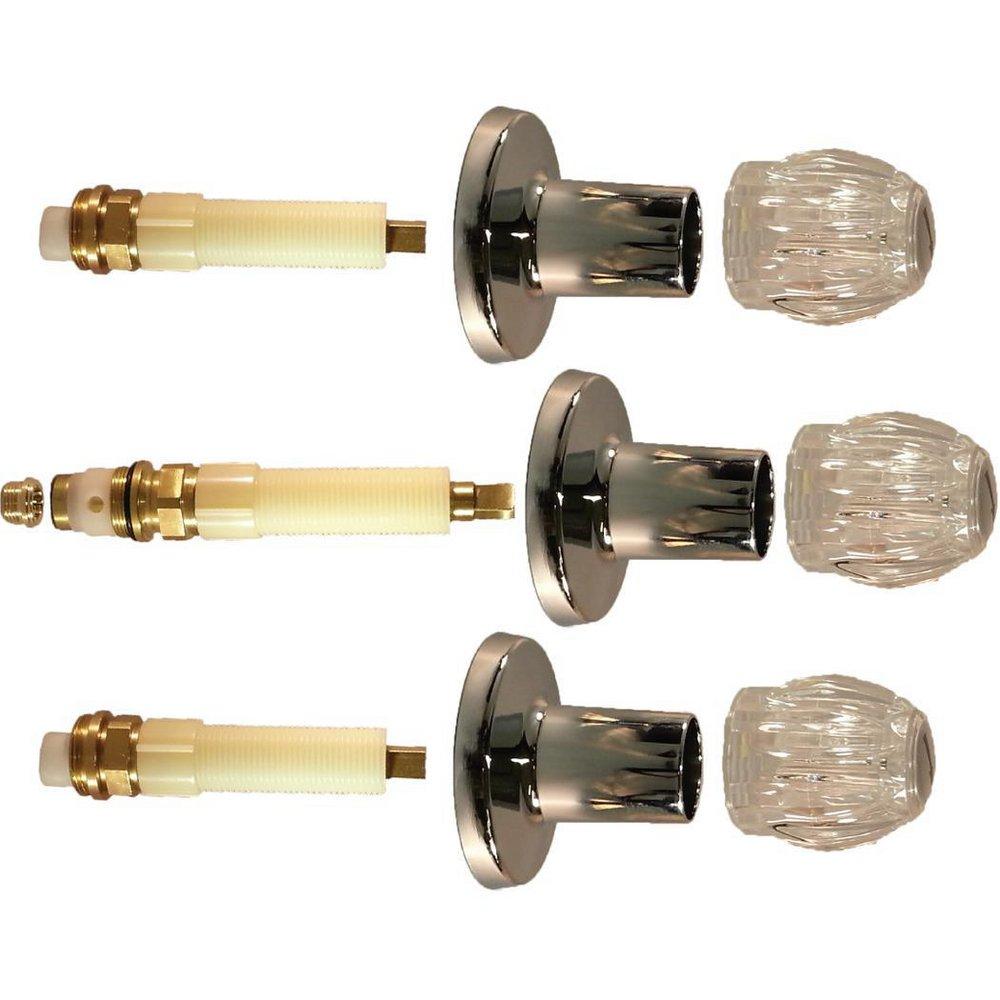 Lincoln Products&reg; Polished Chrome Metal Handle Kit 