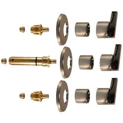 Metal Lever Handle Kit in Polished Chrome