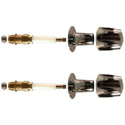 Metal Knob Handle Kit in Polished Chrome