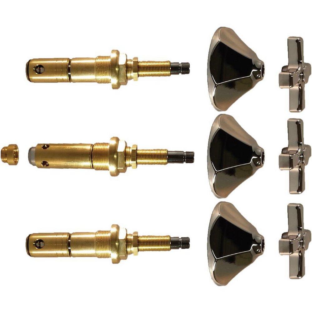 Lincoln Products&reg; Polished Chrome Metal Handle Kit 