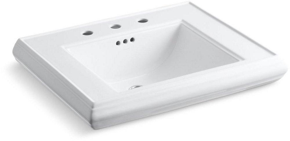 KOHLER White Pedestal Vessel 