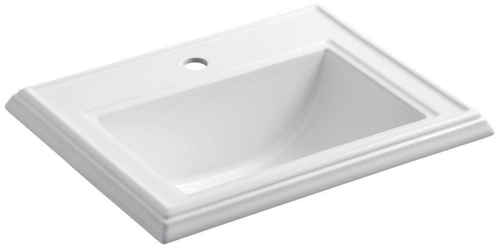 KOHLER White Drop-in Basin 