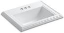 KOHLER White Drop-in Basin 