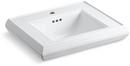 KOHLER White Pedestal Vessel 