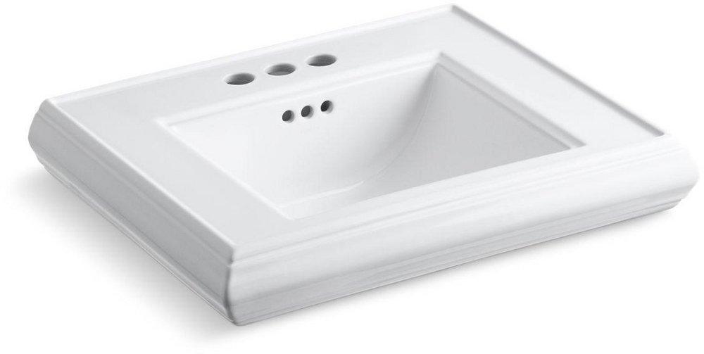 KOHLER White Pedestal Vessel 