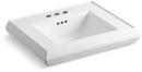KOHLER White Pedestal Vessel 