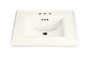 24 x 19-3/4 in. Rectangular Dual Mount Bathroom Sink in Biscuit