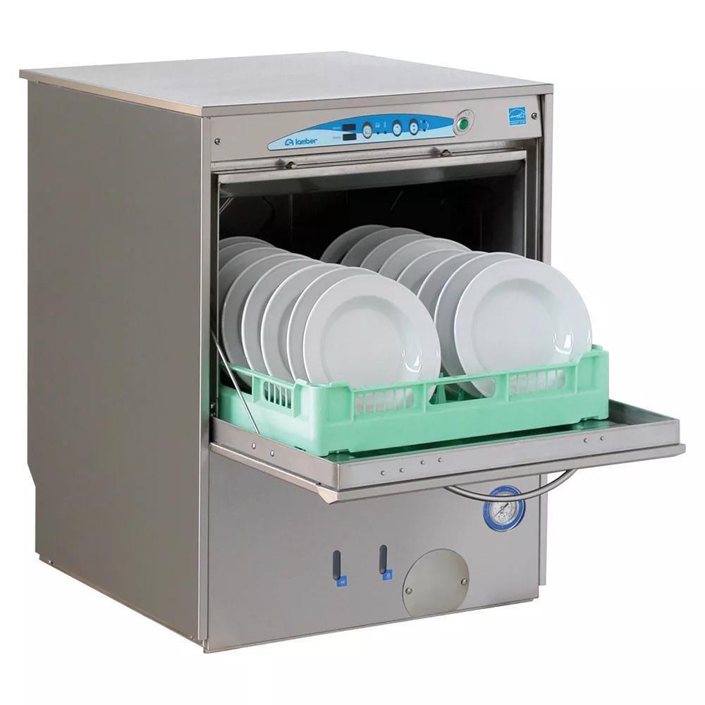 Lamber Stainless Steel 23-7/10 in. 60dB Commercial Undercounter Dishwasher 