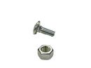 Elgen Manufacturing 1 x 3/8 in. Low Carbon Steel Carriage Bolt 