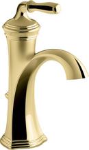 KOHLER Vibrant&reg; Polished Brass Single Handle Centerset Bathroom Sink Faucet 
