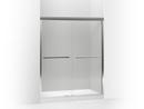70-1/16 in. Sliding Shower Door in Bright Polished Silver