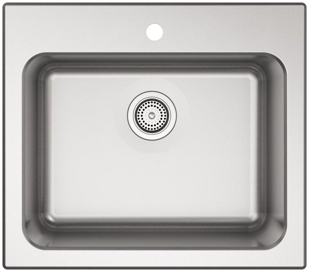 KOHLER Stainless Steel 25 x 22 in. Top Mount Laundry Sink 