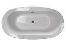 JACUZZI® White 65-1/2 x 35-5/8 in. Freestanding Bathtub with Center Drain 