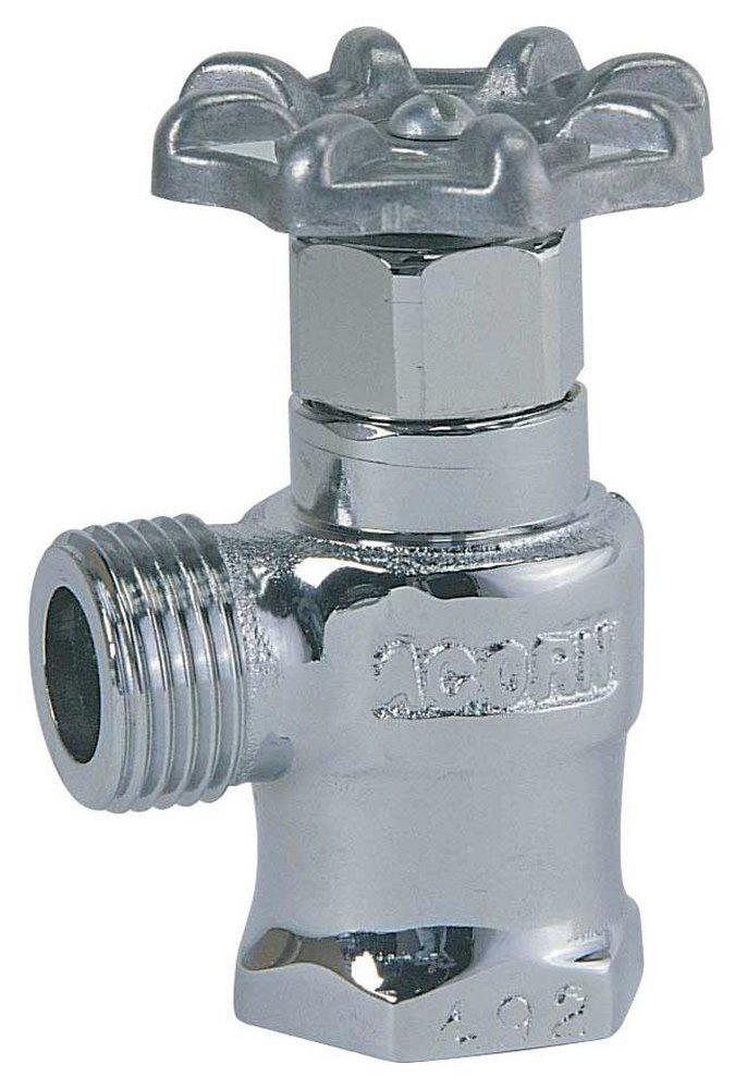 Acorn Engineering Polished Chrome Rough Brass FNPT x MHT Loose Key Hose Bibb 