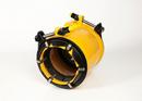Romac Industries Yellow Romacote Fusion Bonded Epoxy and Xylan Restraint Joint Ductile Iron Coupling 
