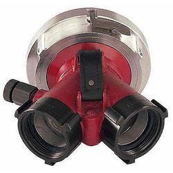 4 x 2-1/2 x 2-1/2 in. FNPT x FNHT x FNHT Cast Brass Single Clapper Inlet