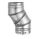 American Metal Products Aluminum and Galvanized Steel Gas Vent Adjustable Elbow 